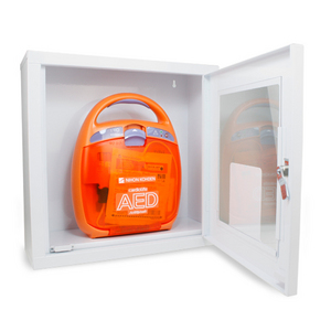 AED- Wandkasten (Metall)mit Alarm
